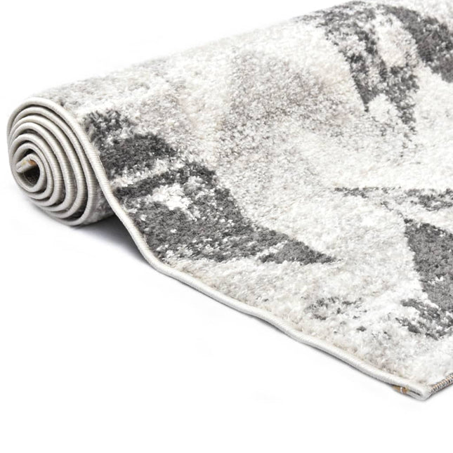 Tapis Gris Et Blanc Pp