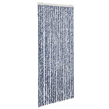 Moustiquaire Bleu Blanc Et Argenté Chenille Bleu/Blanc/Argenté