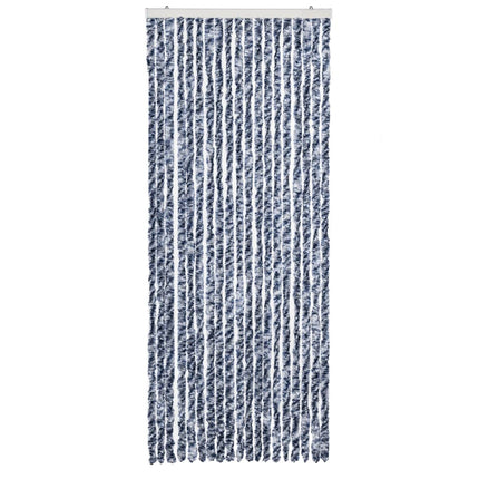 Moustiquaire Bleu Blanc Et Argenté Chenille Bleu/Blanc/Argenté