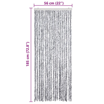 Moustiquaire Chenille Blanc Et Gris