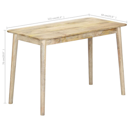 Table À Manger Bois De Manguier Massif