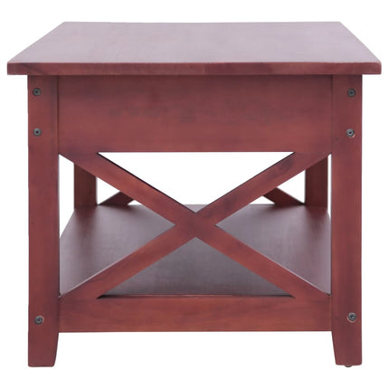 Table Basse 100X55X46 Cm Bois D'acajou Massif