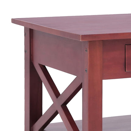 Table Basse 100X55X46 Cm Bois D'acajou Massif