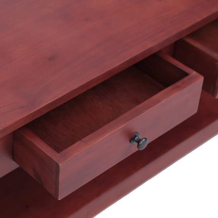 Table Basse 100X55X46 Cm Bois D'acajou Massif