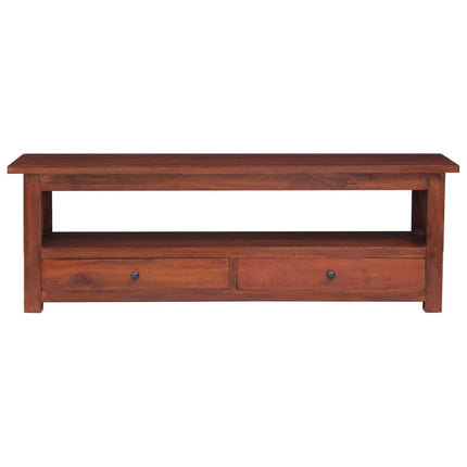 Meuble Tv 120X30X40 Cm Bois D'acajou Massif