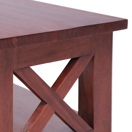 Meuble Tv 120X30X40 Cm Bois D'acajou Massif