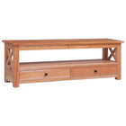 Meuble Tv 120X30X40 Cm Bois D'acajou Massif