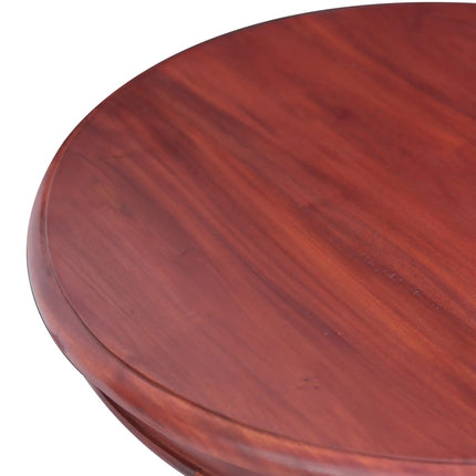 Table D'appoint 50 X 50 X 65 Cm Bois D'acajou Massif