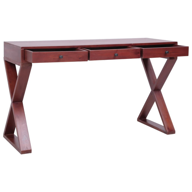 Bureau D'ordinateur Bois D'acajou Massif