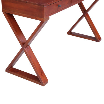 Bureau D'ordinateur Bois D'acajou Massif