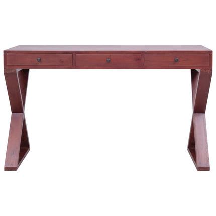 Bureau D'ordinateur Bois D'acajou Massif