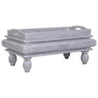 Table Basse 90X50X40 Cm Bois D'acajou Massif