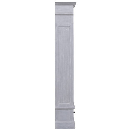 Buffet Bois D'acajou Massif Gris