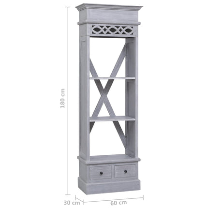 Buffet Bois D'acajou Massif Gris