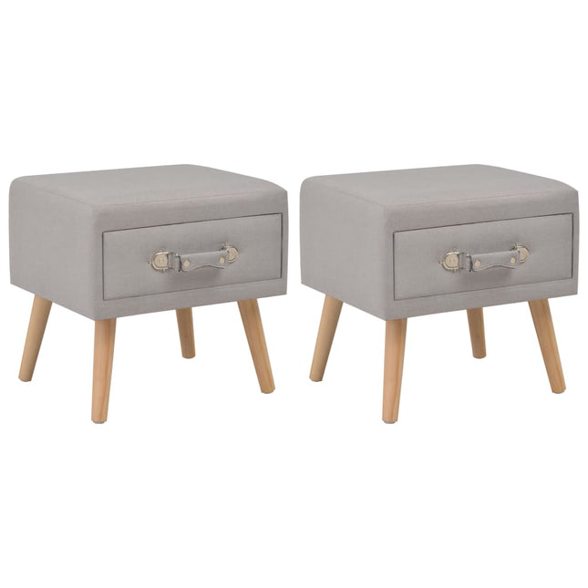 Table De Chevet 40X35X40 Cm Tissu