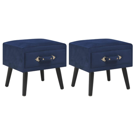 Table De Chevet 40X35X40 Cm Velours