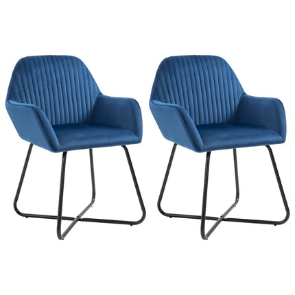Chaises À Manger Lot De 2 Velours