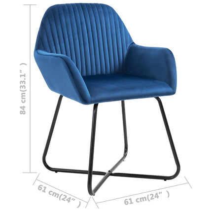 Chaises À Manger Lot De 2 Velours