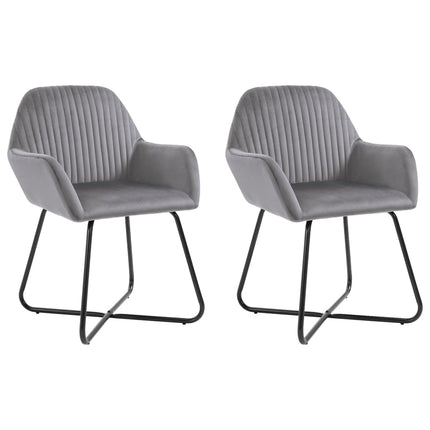 Chaises À Manger Lot De 2 Velours