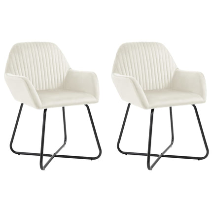 Chaises À Manger Lot De 2 Velours
