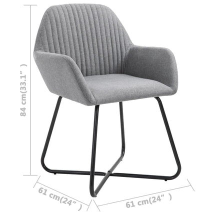 Chaises À Manger Lot De 2 Tissu