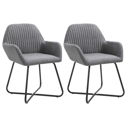 Chaises À Manger Lot De 2 Tissu