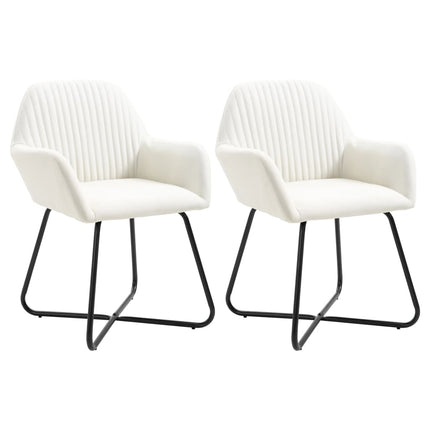 Chaises À Manger Lot De 2 Tissu