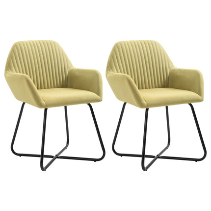 Chaises À Manger Lot De 2 Tissu
