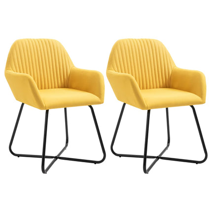 Chaises À Manger Lot De 2 Tissu