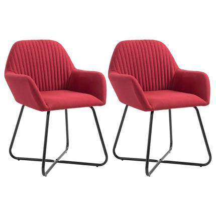 Chaises À Manger Lot De 2 Tissu