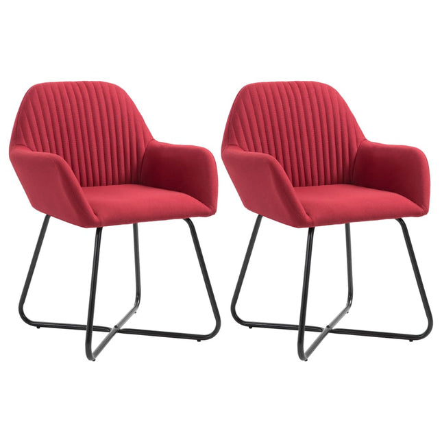 Chaises À Manger Lot De 2 Tissu