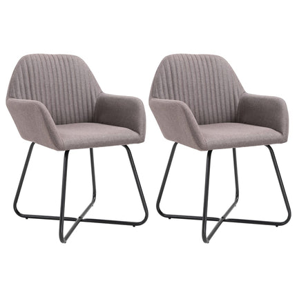 Chaises À Manger Lot De 2 Tissu