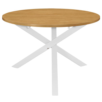 Mobilier De Salle À Manger 5 Pcs Mdf Blanc