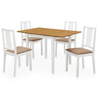 Mobilier De Salle À Manger 5 Pcs Mdf Blanc