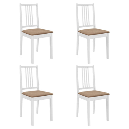 Mobilier De Salle À Manger 5 Pcs Mdf Blanc