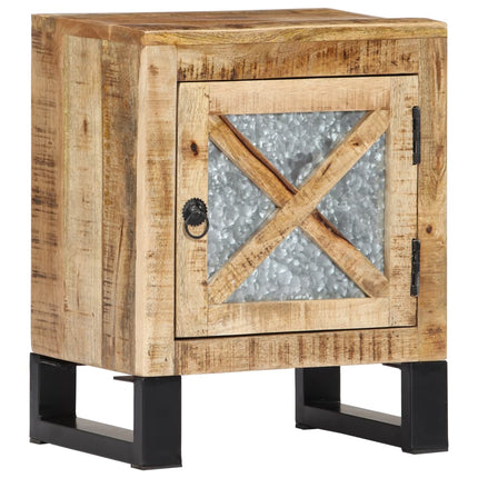 Table De Chevet 40X30X50 Cm Bois De Manguier Massif