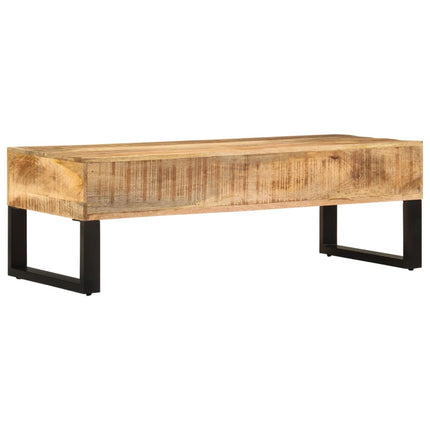 Table Basse 110X50X38 Cm Bois De Manguier Massif