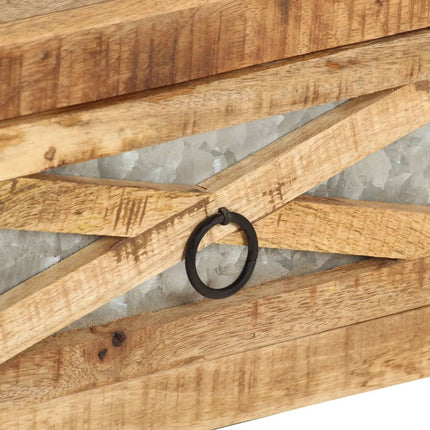 Table Basse 110X50X38 Cm Bois De Manguier Massif