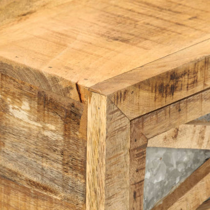 Table Console 110 X 30 X 76 Cm Bois De Manguier Massif