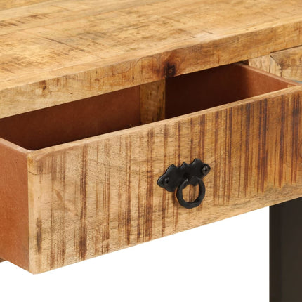 Table Console 110 X 30 X 76 Cm Bois De Manguier Massif