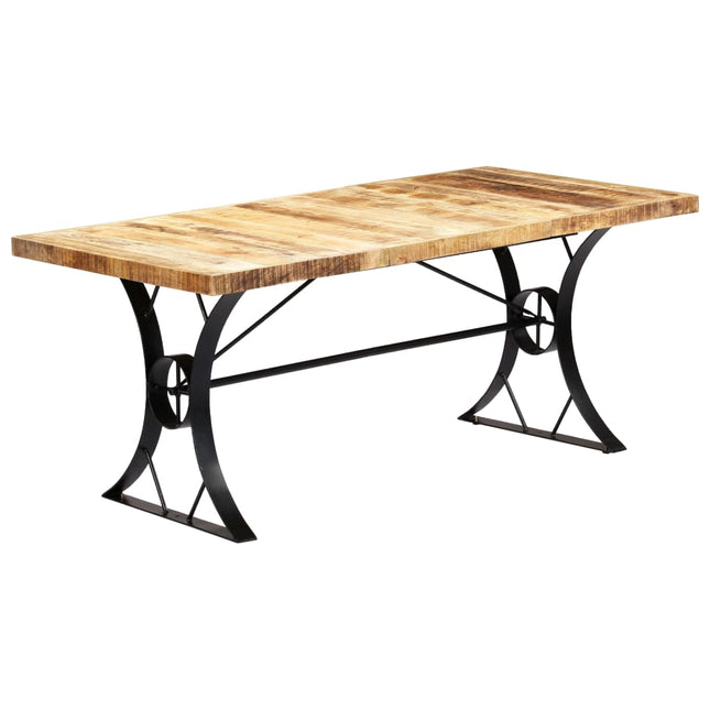 Table À Manger 180X90X76 Cm Bois De Manguier Massif
