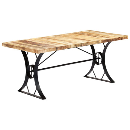Table À Manger 180X90X76 Cm Bois De Manguier Massif