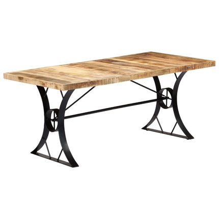 Table À Manger 180X90X76 Cm Bois De Manguier Massif