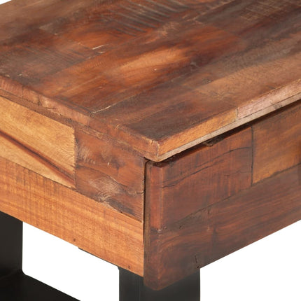 Meuble Tv 110 X 30 X 30 Cm Bois De Récupération Massif