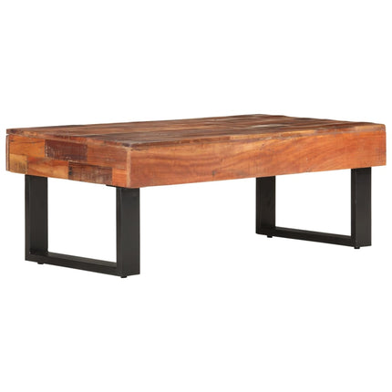 Table Basse 110X60X40 Cm Bois De Récupération Massif