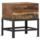 Tabouret 35X35X40 Cm Bois De Récupération Solide