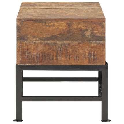 Tabouret 35X35X40 Cm Bois De Récupération Solide