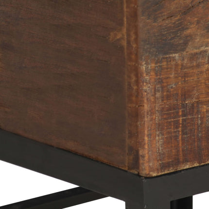 Tabouret 35X35X40 Cm Bois De Récupération Solide
