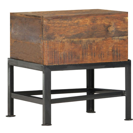Tabouret 35X35X40 Cm Bois De Récupération Solide