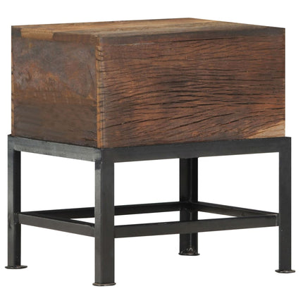 Tabouret 35X35X40 Cm Bois De Récupération Solide